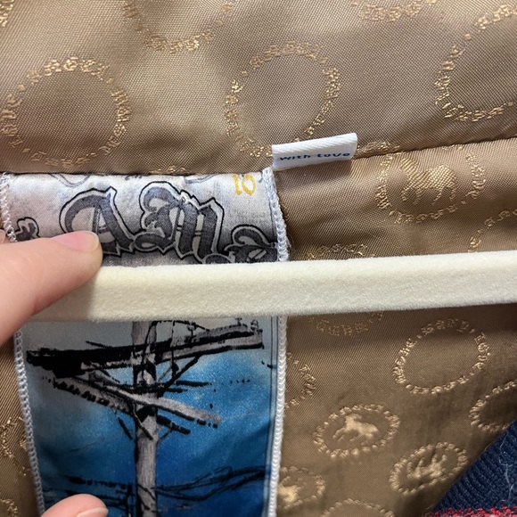 L.A.M.B. Red and Black Plaid Jacket - Picture 6 of 7